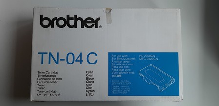 Brother TN-04C Cartuccia Di Toner Ciano-originali-LL0752001 