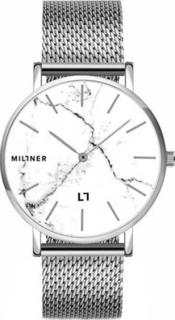 Ceas De Dama Millner Camden Marble Argintiu 