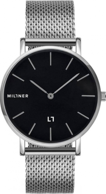 Ceas De Dama Millner Mayfair S Argintiu - Negru 