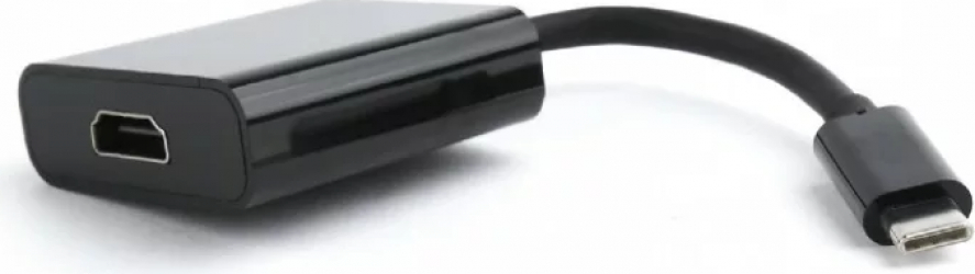 CABLU video SPACER adaptor USB 3.1 Type-C T la HDMI M 15cm rezolutie maxima 4K UHD 3840 x 2160 la 30 Hz Black 