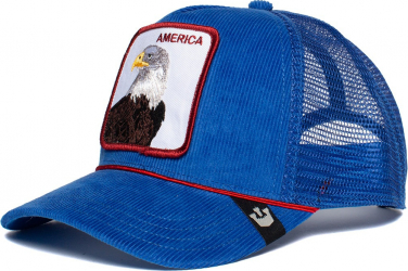 Sapca Goorin Brothers Trucker America For Real Albastru 