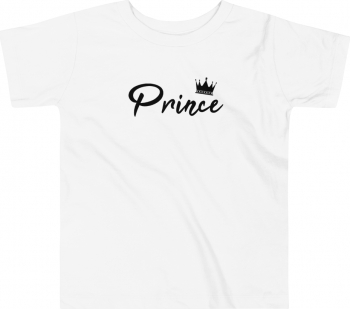 Tricou cu imprimeu Prince alb 