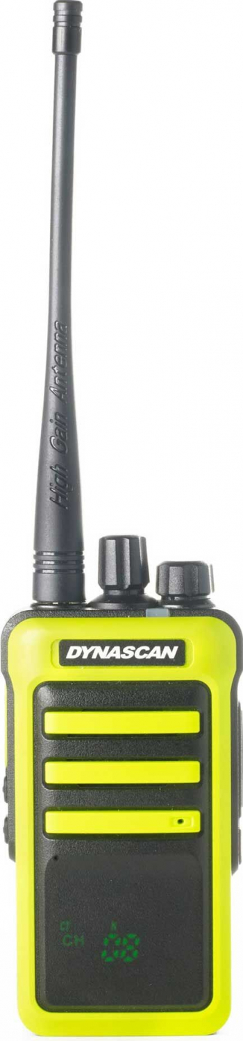 Statie radio PMR portabila Dynascan R400 8 canale Galben 