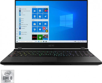 Laptop Gaming Gigabyte Aero OLED 15 YC Intel Core (10th Gen) i9-10980HK 2TB SSD 64GB Geforce RTX 3080 8GB 4K Win10 Pro T. Ilum. RGB Negru