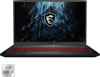 Laptop Gaming MSI GF75 Thin 10SCSR Intel Core (10th Gen) i7-10750H 512GB SSD 16GB Nvidia GeForce GTX1650 Ti 4GB FullHD 144Hz Black