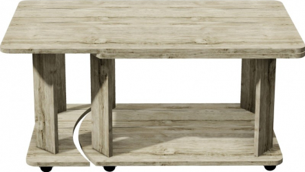 Masuta living extensibila dreptunghiulara sherwood 95 x 50 x 50 cm 