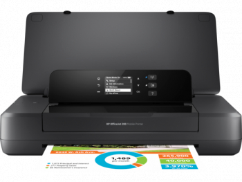 Imprimanta Mobila Color HP OfficeJet 200 USB WiFi A4 Negru 