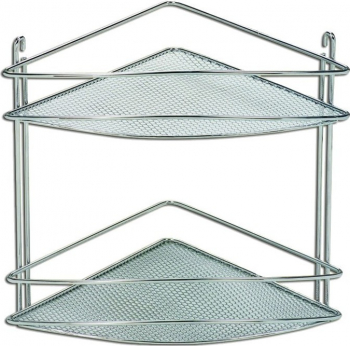 Suport cromat 2 rafturi 20x20x29 cm