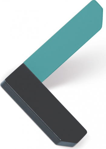 Agatatoare cuier Corner finisaj gri antracit/turcoaz 101x87x67 mm 