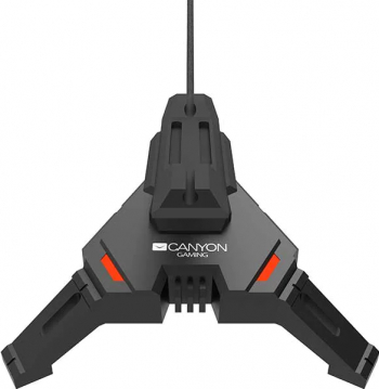Suport Cablu Mouse Canyon CND-GWH100 hub USB Negru 