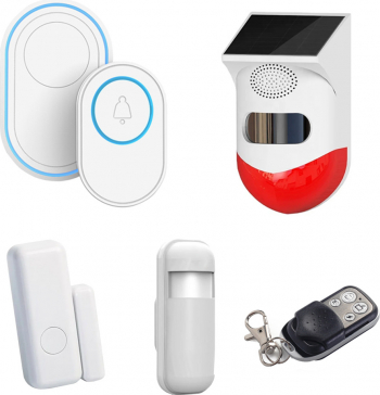 Pachet sonerie inteligenta WiFi detector PIR senzori si telecomanda
