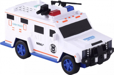 Pusculita Electronica MRG M-6688-19 Masina de politie Cu PIN Alb 
