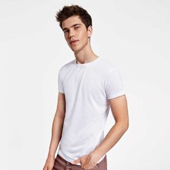 Tricou personalizat barbati albe poliester Roly Sublima 
