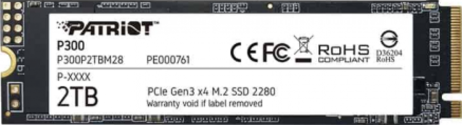 SSD Patriot P300 2TB PCI Express 3.0 x4 M.2 