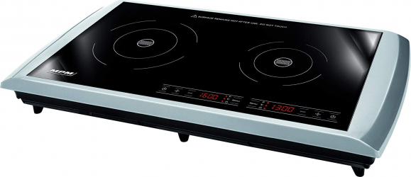 Plita Cu Inductie MPM MKE-11 2900W Afisaj LED Negru - Gri