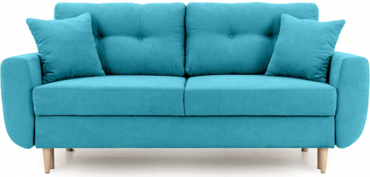 Canapea Fixa 2 locuri HELSINKI 200x100x95 cm Turcoaz 
