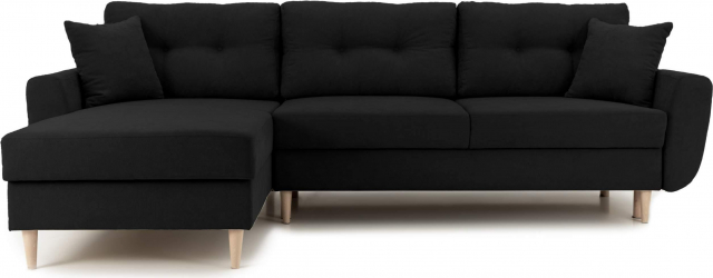 Coltar Extensibil HELSINKI variante stanga/dreapta 270x210x90 cm Stanga Negru 