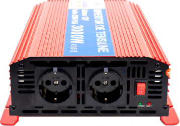 Invertor de tensiune PNI L3000W alimentare 12V iesire 230V 