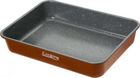 Tava cuptor otel carbon cu acoperire ceramica 35x26x7 cm Multicolor 