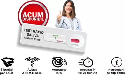 Test Rapid Saliva Antigen COVID-19 Realy Tech 1 Buc