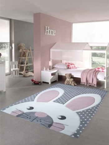 Covor Merinos Pastel Kids 20341 295-Grey 80 x 150 cm densitate covor 3 KG/m and sup2 grosime covor 13 mm 