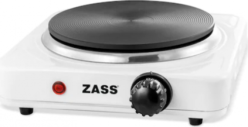 Plita Electrica Zass ZHP 04A 1000W 1 Ochi 400 Grade Alb 