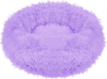 Culcus moale pentru caine/pisica violet 90 cm Springos 