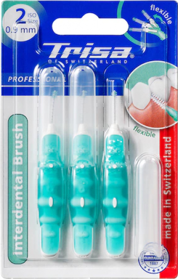 Periute Interdentare Trisa 667145 ISO 2 0,9mm Verde 