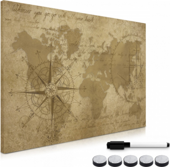 Tabla magnetica Navaris MDF 60 x 40 cm marker magneti 45365.09 