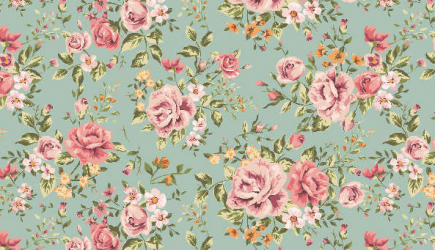 Panou bucatarie protectie plita aragaz antistropire print UV model Tapet Floral 5 1250x500 mm 