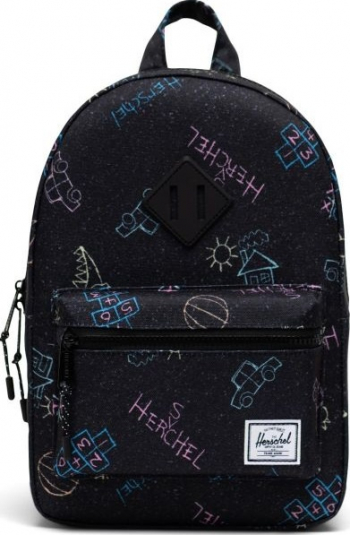Rucsac gradinita Herschel Heritage Asphalt Chalk Negru 