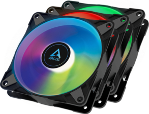 Kit 3 Ventilatoare Arctic AC P12 PWM PST A-RGB 120mm acfan00232a 