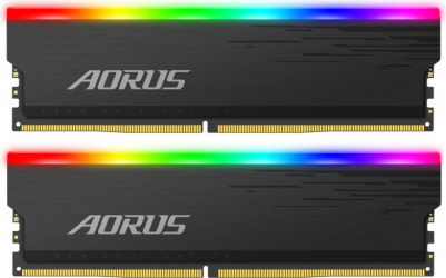 Kit Memorie GIGABYTE AORUS RGB 16GB ( 2x 8 GB ) DDR4 3733MHz CL18 Dual Channel 
