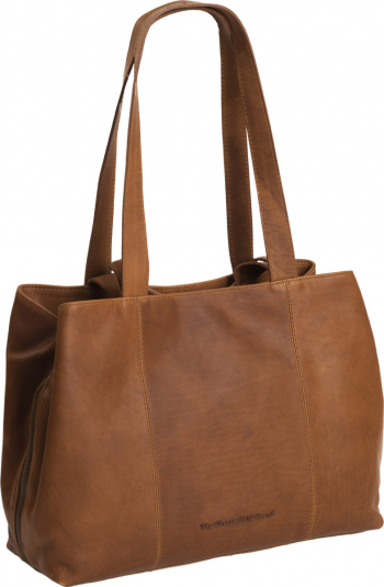 Geanta de dama din piele naturala The Chesterfield Brand Gail de mana si umar Maro coniac