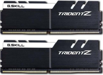 Kit Memorie G.Skill Trident Z Black/White 32GB 2x16GB DDR4 3200MHz CL16 Dual Channel f4-3200c16d-32gtzkw 