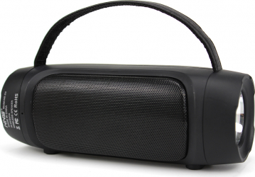 Boxa portabila nns camping tft/card incarcare solara radio fm bluetooth usb lanterna led negru 