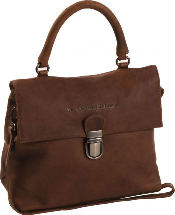 Geanta de dama The Chesterfield Brand piele naturala maro coniac de mana si umar Rianne 