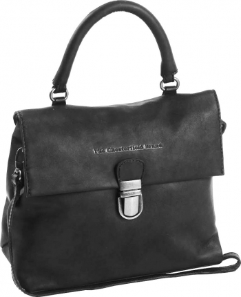 Geanta de dama The Chesterfield Brand piele naturala neagra de mana si umar Rianne 