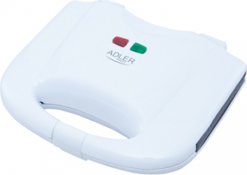 Aparat pentru gofre Adler AD311 700W Indicator Luminos Alb 