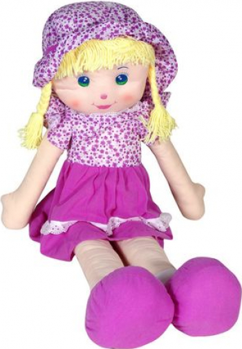 Bring clear Lengthen Papusa mare din carpa fetita din material textil roz 85 cm Topi Toy 3 la  CEL.ro