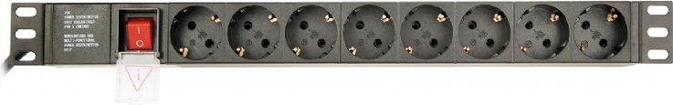 Prelungitor Gembird EG-PDU-014-C14 C14 8 Prize 3m Negru 
