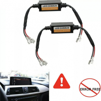 Anulatoare CANBUS H1/ H3 - anuleaza eroare bec ars pentru led-uri din bord 