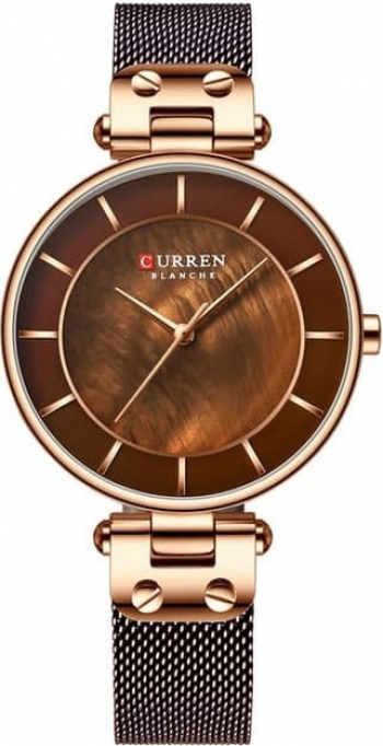 Ceas femei Curren Elegant Quartz Analog Maro 