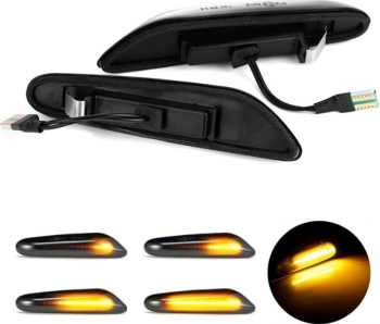 Set 2 x lampi auto aripa BMW semnalizare dinamica 5W 