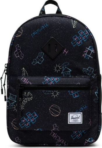Rucsac pentru copii Herschel Heritage Asphalt Chalk Negru 