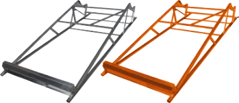 Sistem Fixare Panou Solar cu Tuburi Vidate SP-470 Inclinatie Redusa / C 670796/675184 T Otel Vopsit Vl 200 Tuburi 24 Dmm 58 Lmm 1800 