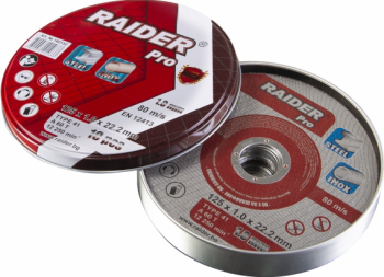 Disc pentru taiat metal Raider 160152 diametru 125 mm set 10 buc 