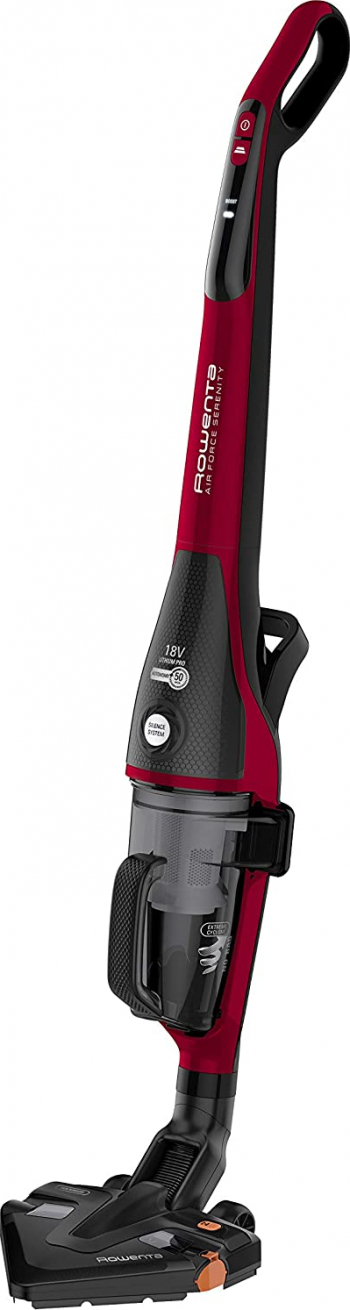Aspirator vertical fara sac ROWENTA Air Force Serenity RH9133WH 0.5 L Autonomie 50 min Rosu