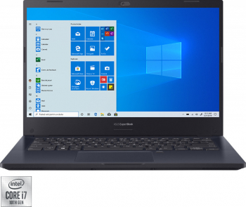 Laptop ASUS Expertbook P2 P2451FA Intel Core (10th Gen) i7-10510U 1TB SSD 8GB FullHD Win10 Pro FPR T.Ilum. Star Black
