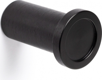 Agatatoare cuier Round finisaj negru periat 28x45 mm 